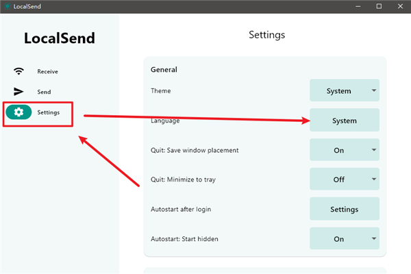 localsend官方版pc下载设置中文方法